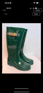 Meisjes Moschino regenlaarzen maat 32 35 nieuw groen laarzen, Nieuw, Meisje, Moschino, Ophalen of Verzenden