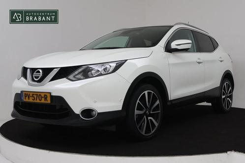 Nissan Qashqai 1.2 Tekna (CAMERA 360, PANORAMADAK, NAVIGATIE, Auto's, Nissan, Bedrijf, Te koop, Qashqai, 360° camera, ABS, Achteruitrijcamera