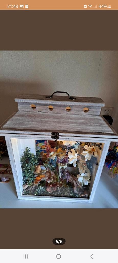 Kijkkast met pixies, Huis en Inrichting, Woonaccessoires | Overige, Ophalen