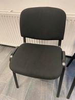 2 Stoffen Kantoorstoelen - Stapelbaar, Ophalen, Gebruikt, Twee, Zwart