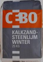 2 zakken CEBO Metselmortel + 2 zak Kalkzandsteenlijm winter, Ophalen, Nieuw, Overige typen