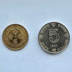 Hong Kong Munten Set - 50 Cent & 5 Dollar, Ophalen of Verzenden, Setje