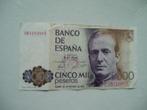1238. Spanje, 5.000 pesetas 1979 King Juan Carlos I., Verzenden, Overige landen, Los biljet