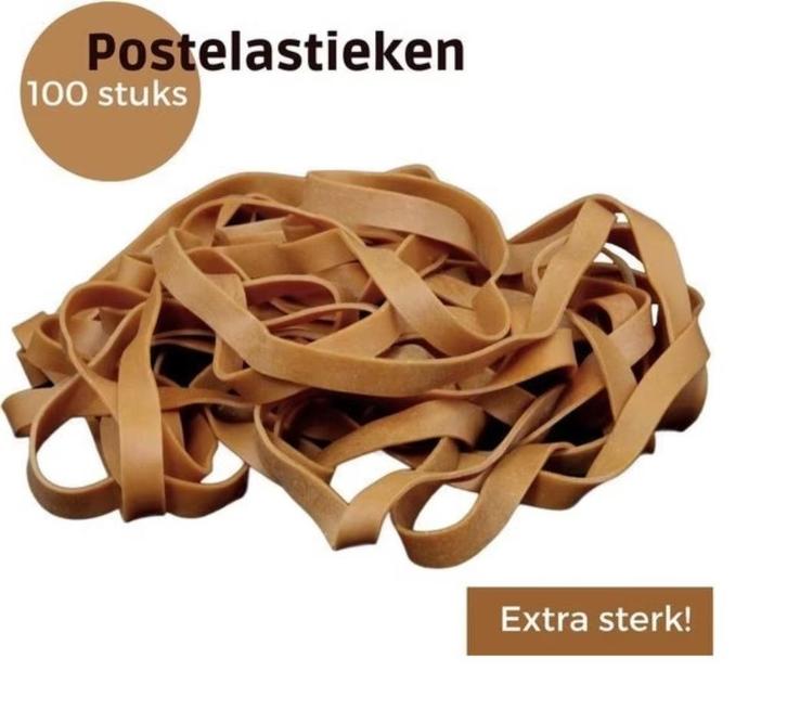 Postelastieken - Ca 100 stuks, Diversen, Schoolbenodigdheden, Nieuw, Verzenden