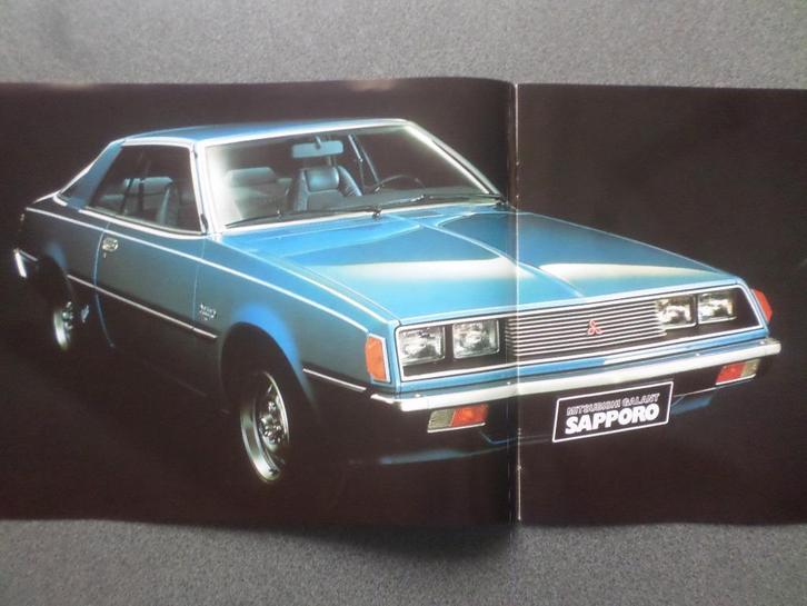 Mitsubishi Galant Sapporo 1600 & 2000 Brochure, Boeken, Auto's | Folders en Tijdschriften, Zo goed als nieuw, Mitsubishi, Ophalen of Verzenden