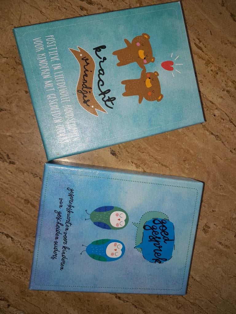 Gesprekskaarten voor kinderen van gescheiden ouders, Ophalen of Verzenden, Zo goed als nieuw