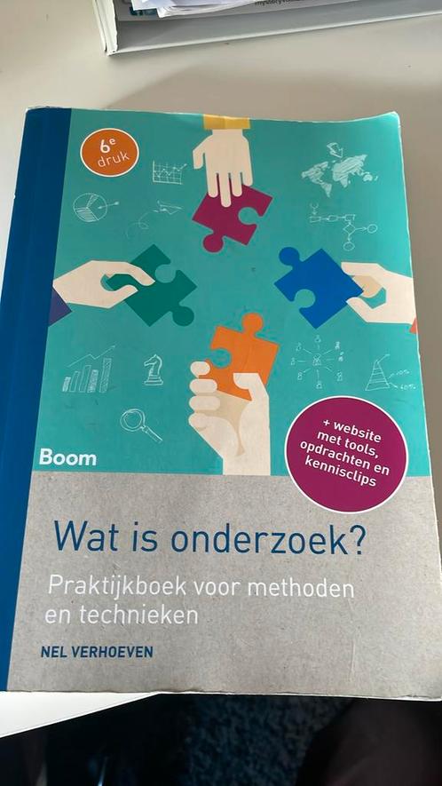 Nel Verhoeven - Wat is onderzoek?, Boeken, Studieboeken en Cursussen, Zo goed als nieuw, Ophalen of Verzenden