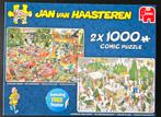 Van Haasteren puzzel 2x 1000 stukjes, Hobby en Vrije tijd, Denksport en Puzzels, Ophalen of Verzenden, Zo goed als nieuw
