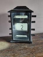 Antieke Engelse eiken eeuwigdurende bureaukalender c.1900, Antiek en Kunst, Ophalen