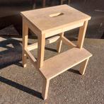Ikea opstapje Bekväm huishoudtrap kruk hout, Huis en Inrichting, Ophalen, Zo goed als nieuw, Hout