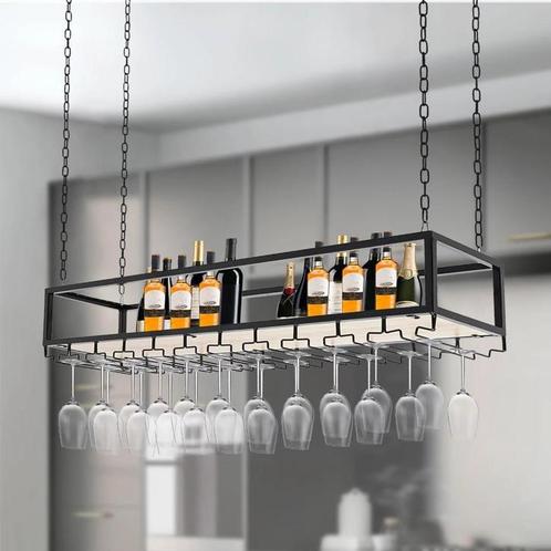 Hangende Wijnglazen Plank, Huis en Inrichting, Woonaccessoires | Wandplanken en Boekenplanken, Nieuw, Ophalen of Verzenden