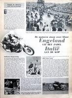 Artikel over motorsport 1953 - races racing motor TT, Verzamelen, Tijdschriften, Kranten en Knipsels, Verzenden, 1940 tot 1960