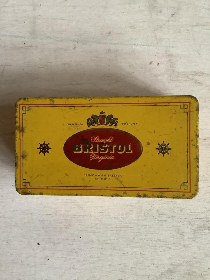 3 x oude tabac blikken uit geheel versch. periodes. (Leeg), Verzamelen, Blikken, Gebruikt, Overige, Overige merken, Ophalen of Verzenden