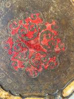 Florentijns rond dienblad made in Italy, Kunststof, Gebruikt, Ophalen of Verzenden, Onbekend