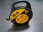 Kabelhaspel 20 meter met beveiliging, Ophalen, Zo goed als nieuw, Kabel of Snoer