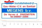 Ravenstein oude Sticker, Ophalen of Verzenden, Zo goed als nieuw, Bedrijf of Vereniging