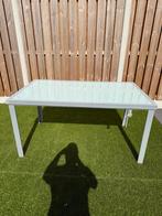 Tuintafel glas aluminium, Ophalen, Haha, Aluminium, Zo goed als nieuw