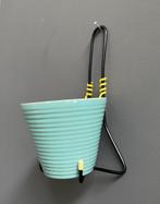 50 jaren zwart GEEL KLEM bloempot wandhanger groen bloempot, Tuin en Terras, Bloempotten, Gebruikt, Rond, Binnen, Ophalen of Verzenden