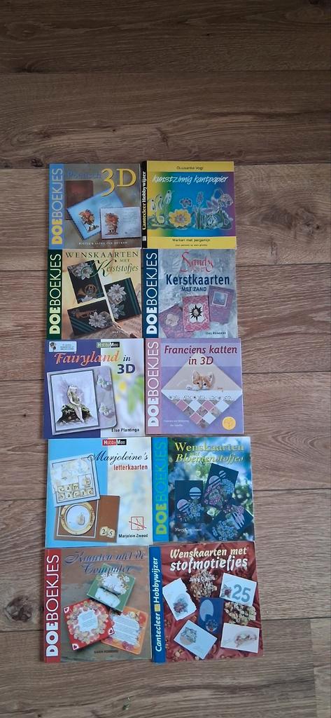 Handwerkboekjes Pakket - 10 stuks, Boeken, Hobby en Vrije tijd, Zo goed als nieuw, Scrapbooking en Knutselen, Ophalen of Verzenden