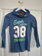 Shirt met col jongen longsleeve maat 134 140, Ophalen of Verzenden, Zo goed als nieuw, Jongen, Shirt of Longsleeve