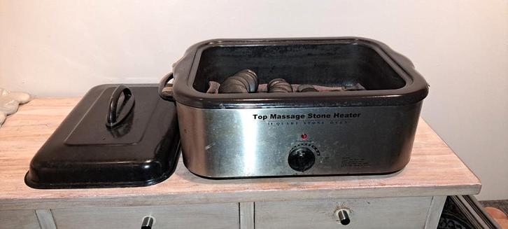 Hotstone pannen, Sport en Fitness, Massageproducten, Gebruikt, Hotstone, Ophalen