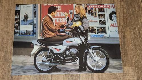 Zundapp reklamefolder NL 1984  CS 50 model 540, Fietsen en Brommers, Handleidingen en Instructieboekjes, Zo goed als nieuw, Verzenden