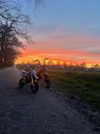 Mooie blauwe pitbike, Fietsen en Brommers, Minibikes, Midibikes en Pitbikes, Ophalen, Zo goed als nieuw, Pitbike
