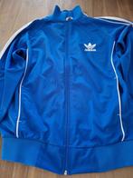 Adidas blauw trainingsjack, maat S, Ophalen of Verzenden, Zo goed als nieuw, Hardlopen of Fietsen, Maat 36 (S)