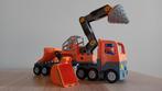 Vrachtwagen met aanhanger    2 stuks    oranje   rood   auto, Kinderen en Baby's, Speelgoed | Duplo en Lego, Ophalen, Gebruikt