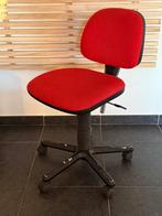 Bureaustoel rood verstelbaar, Huis en Inrichting, Bureaustoelen, Ophalen, Gebruikt, Bureaustoel, Rood