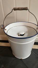 Antieke emaille was emmer, Ophalen of Verzenden