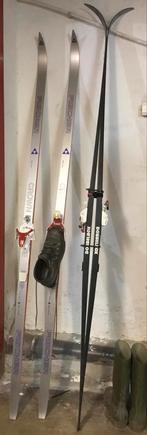 2 paar langlaufski’s. Fischer Crown., Sport en Fitness, Skiën en Langlaufen, Fischer, Gebruikt, 180 cm of meer, Ophalen