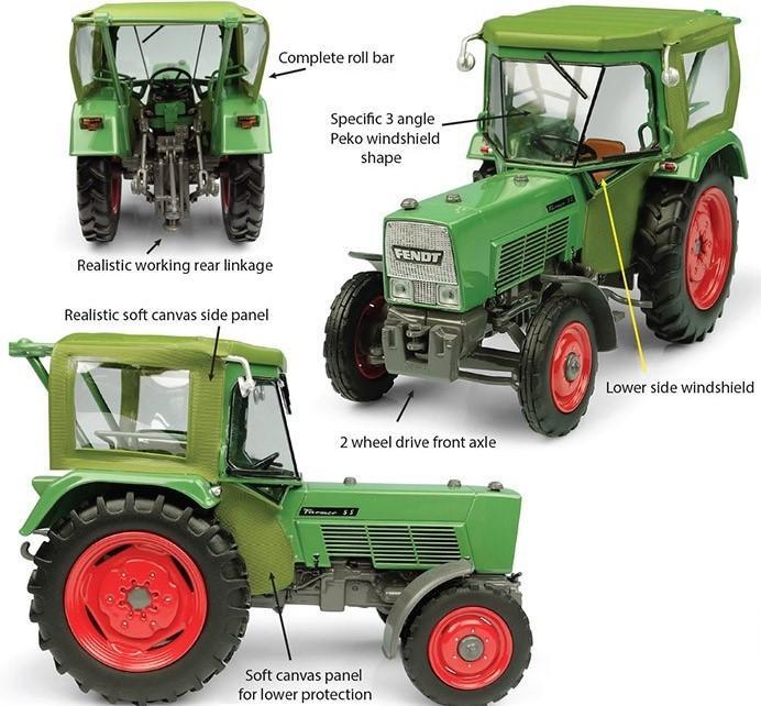 Fendt 5S met Peko Cabine, Hobby en Vrije tijd, Modelauto's | 1:32, Nieuw, Tractor of Landbouw, Universal Hobbies, Ophalen of Verzenden