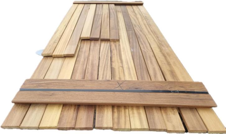 Hardhouten planken - geschaafd 1.8x8.0 cm - nr: HP152, Tuin en Terras, Palen, Balken en Planken, Nieuw, Planken, 250 cm of meer