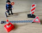 Playmobil Agent Verkeer + Wegversperring, Verzenden, Gebruikt, Los playmobil
