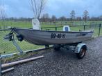 Linder 355 Sportsman - Aluminium Visboot, Watersport en Boten, Vis- en Consoleboten, Ophalen, Gebruikt, Tot 10 pk, Aluminium