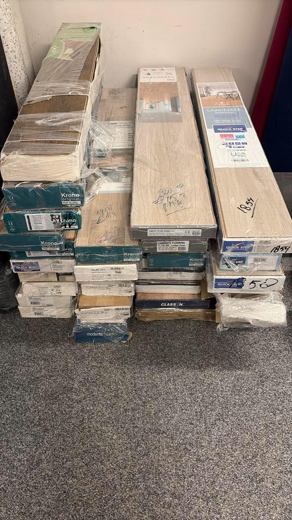 Laminaat drachten, Huis en Inrichting, Stoffering | Vloerbedekking, Zo goed als nieuw, Laminaat, Overige kleuren, minder dan 10 m²