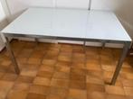 Eettafel en stoelen, Huis en Inrichting, Tafels | Eettafels, Ophalen, 100 tot 150 cm, 50 tot 100 cm, Zo goed als nieuw