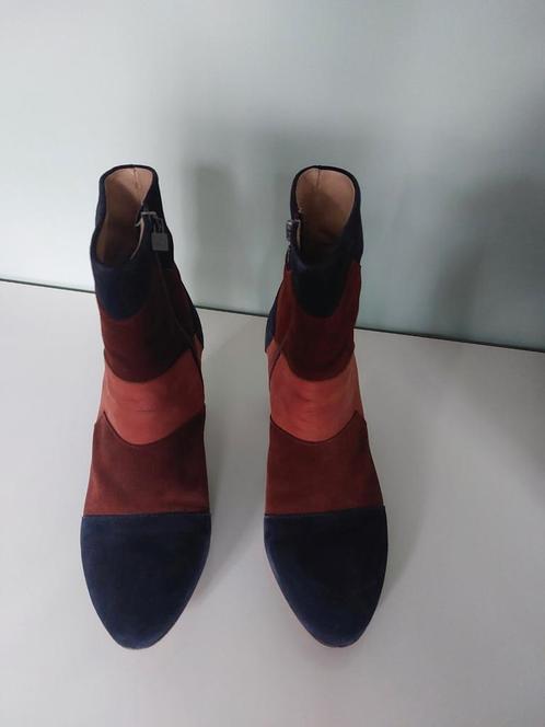 Lauren Verster x Floris van Bommel suède enkellaars maat 40, Kleding | Dames, Schoenen, Gedragen, Lage of Enkellaarzen, Bruin