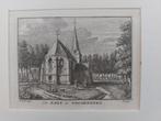 268 / De Kerk te WOudenberg Gravure uit de 18e eeuw, Antiek en Kunst, Kunst | Etsen en Gravures, Ophalen of Verzenden