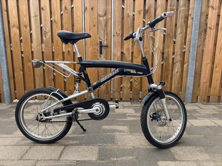 Gazelle City Scooter Bike Pro - Opvouwbaar, Fietsen en Brommers, Fietsen | Vouwfietsen, Gebruikt, Heren, Gazelle, 16 tot 18 inch