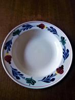 vintage boerenbont entree bord/boch belguim/diameter 21 cm, Antiek en Kunst, Antiek | Servies los, Ophalen of Verzenden
