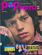 Popfoto Nov 1968 incl poster Beatles, Ophalen of Verzenden, 1960 tot 1980, Nederland, Tijdschrift