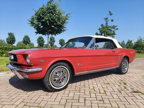 Ford Mustang CONVERTIBLE C CODE (bj 1966, automaat), Auto's, Oldtimers, Bedrijf, Te koop, Open dak, Ford, Benzine, Cabriolet, Automaat