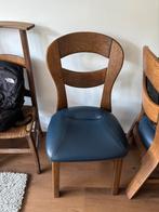 Eetkamerstoel, Huis en Inrichting, Stoelen, Blauw, Rustiek, Ophalen of Verzenden, Zo goed als nieuw
