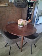 Eettafel plus salontafel, Overige materialen, 100 tot 150 cm, Rond, Ophalen of Verzenden