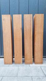 4 eikenhouten tafelpoten eiken hout tafel poot 12 x 12 x 71, Ophalen, Zo goed als nieuw, 50 tot 100 cm, 50 tot 100 cm