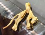 Prachtige 14 karaats gouden massieve panter hanger, Sieraden, Tassen en Uiterlijk, Kettinghangers, Ophalen of Verzenden, Nieuw