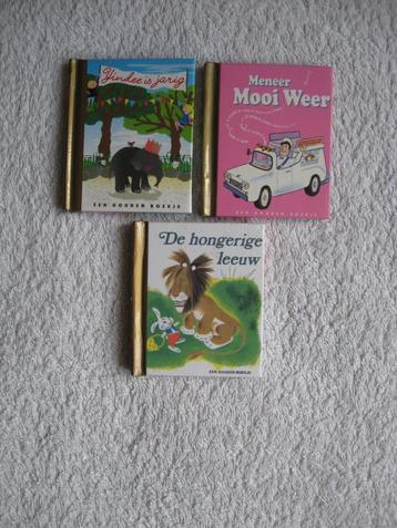 4 MINI gouden boekjes: Meneer Mooi Weer, Yindee is jarig +2 beschikbaar voor biedingen