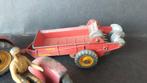 Massey Ferguson tractor & Spreader 1:43 Dinky Toys Pol, Verzenden, Zo goed als nieuw, Tractor of Landbouw